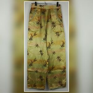 Authentic Chinese embroidered satin trousers